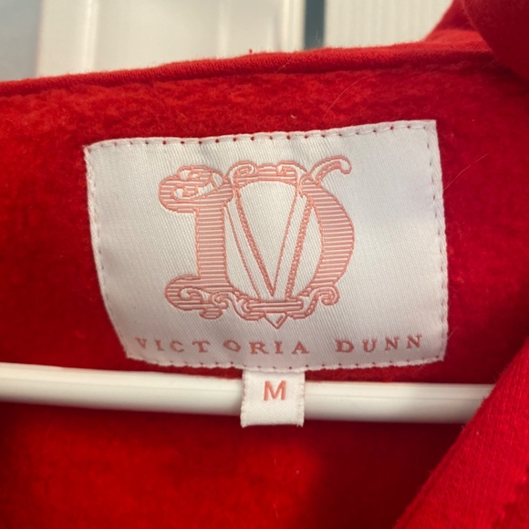 VICTORIA DUNN SAMANTHA BLOUSE IN RED WOMENS SIZE M - Picture 3 of 4